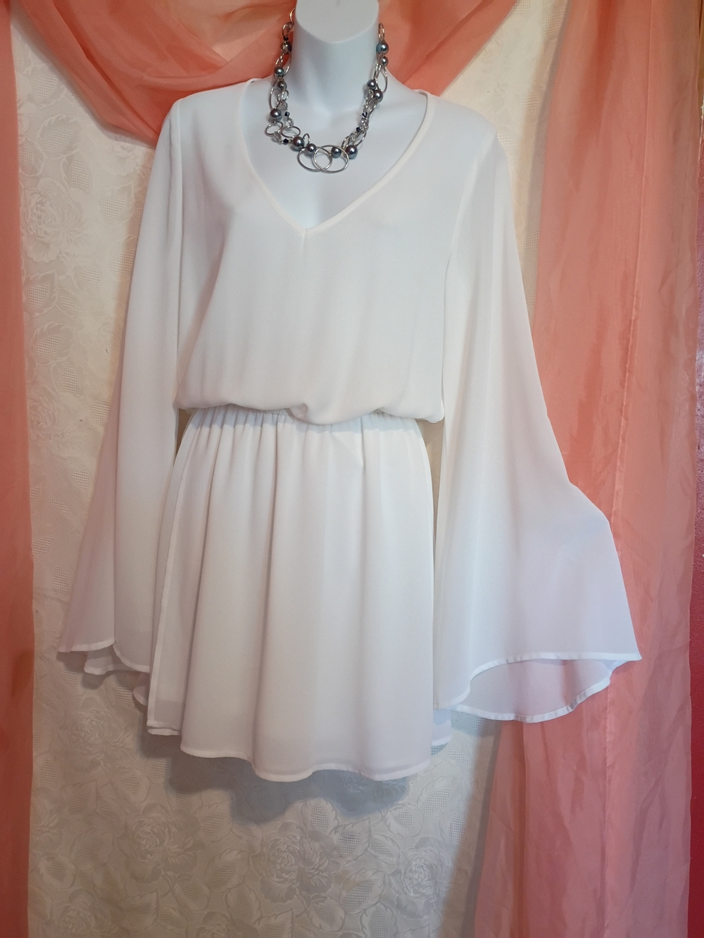 Show Me Your Mumu Ladies White Mini Dress Sz Sm